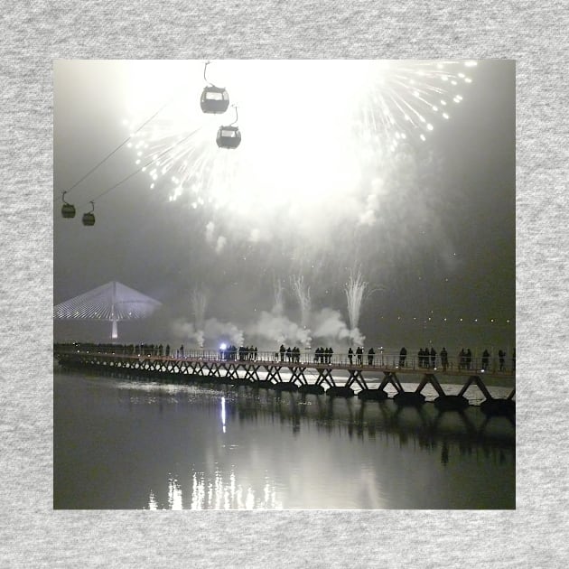 Parque das Nações. Expo. Lisbon...watching the New Year's arrival by terezadelpilar